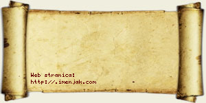 Jana Đoković vizit kartica